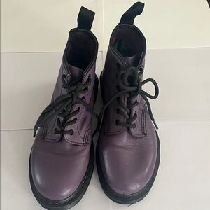 Purple Pascal Dr. Martens Boots Shoes Size 7
